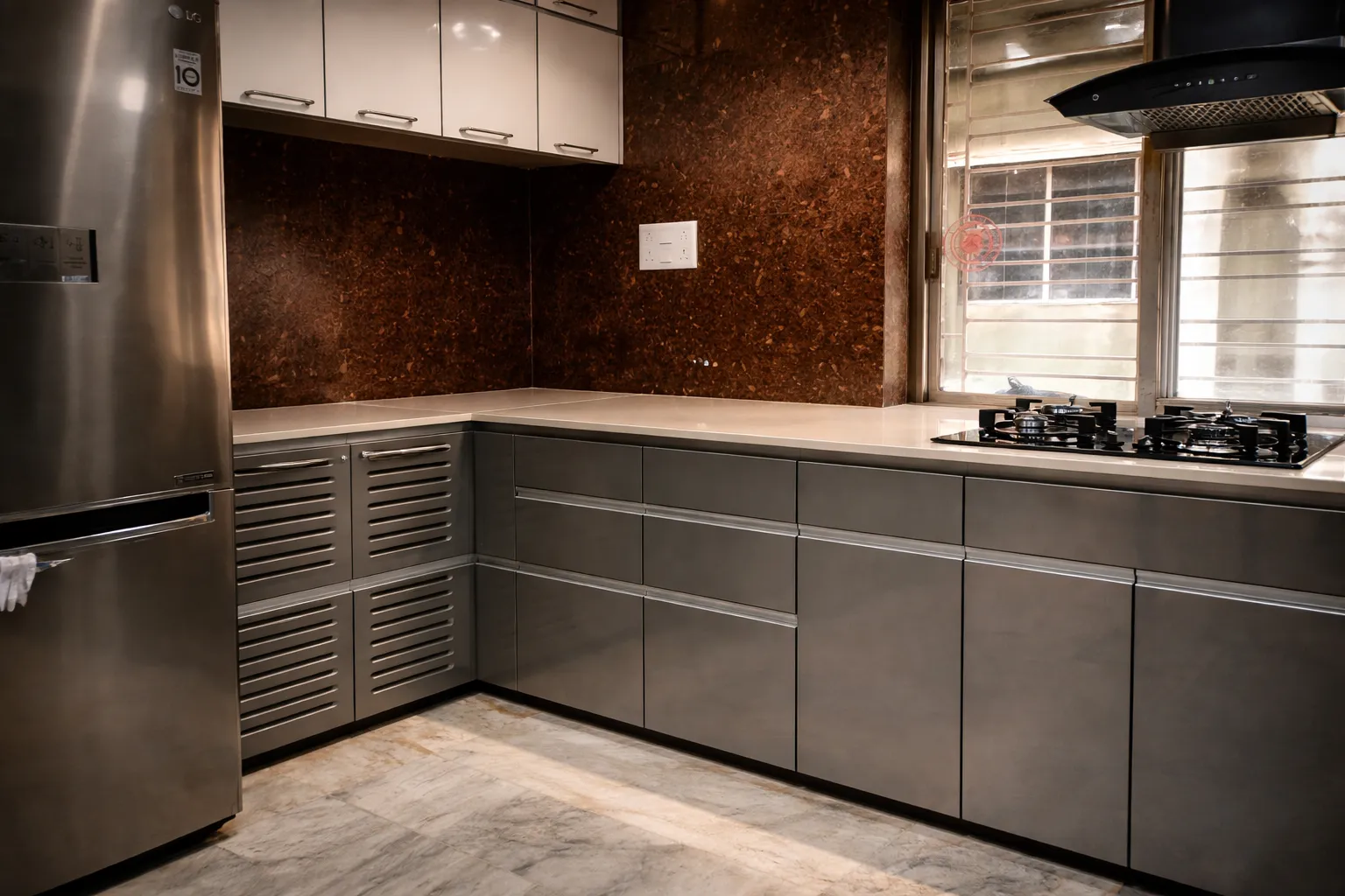 Top Brown Modular Wardrobe & Storage in Nayabad - Image 2